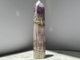 Amethyst with Banded Agate Inclusions Tower