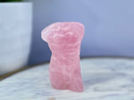 Rose Quartz Man Carving