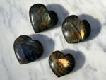 Labradorite Heart