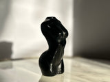 Black Obsidian Woman Carving