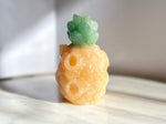 Yellow Calcite With Green Aventurine Pineapple House