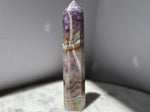 Amethyst with Banded Agate Inclusions Tower