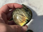 Labradorite Heart