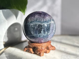 Blue Fluorite Sphere *High Grade*