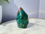 Ocean Jasper Flame Carving