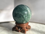 Green Fluorite Sphere