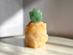 Yellow Calcite With Green Aventurine Pineapple House