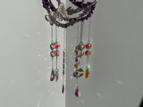 Amethyst Moon Crescent Suncatcher