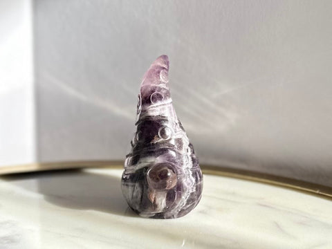 Chevron Amethyst Gnome (Small)