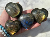 Labradorite Heart