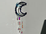 Lapis Lazuli Moon Crescent Suncatcher