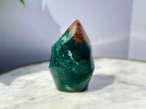 Ocean Jasper Flame Carving