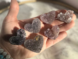 Amethyst Heart Cluster