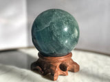 Green Fluorite Sphere