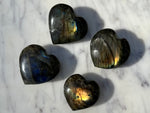 Labradorite Heart