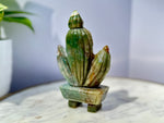 Ocean Jasper Cactus *Hand Carved-Top Quality*